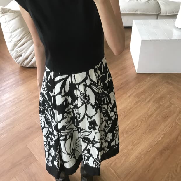 vintage pattern one-piece