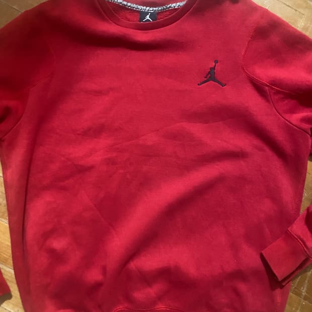 조던 레드 맨투맨 XL