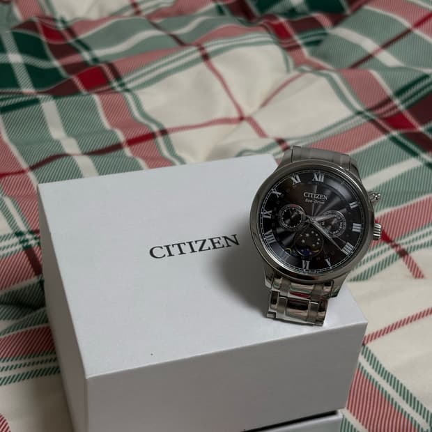 시티즌 에코드라이브 문페이즈 시계