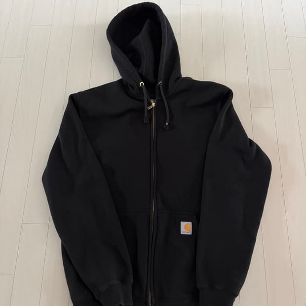 칼하트 루즈핏 검정 후드집업 