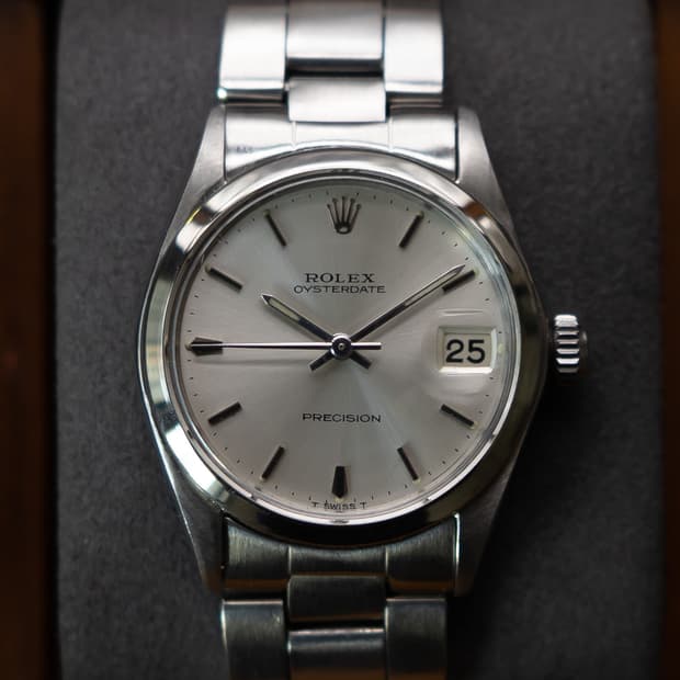 롤렉스 오이스터 데이트 6466 빈티지 수동 시계
