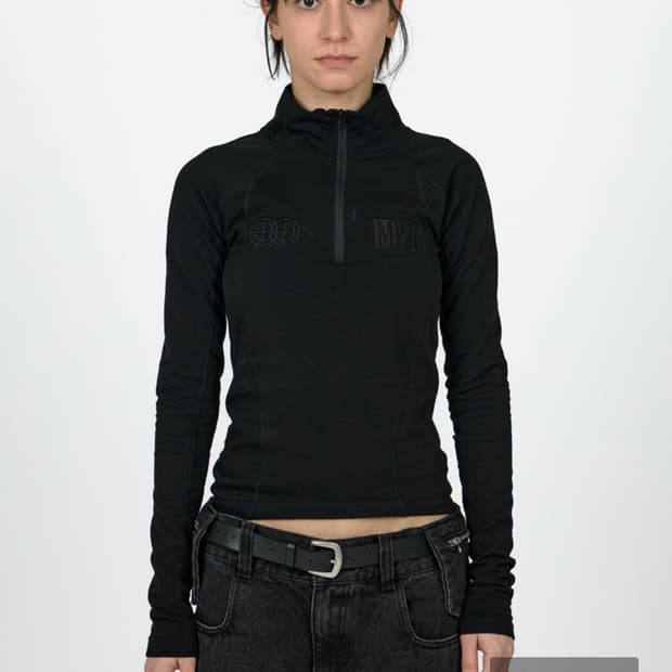 MPa SOFT-SHELL HALF ZIP WOMEN (BLACK)
