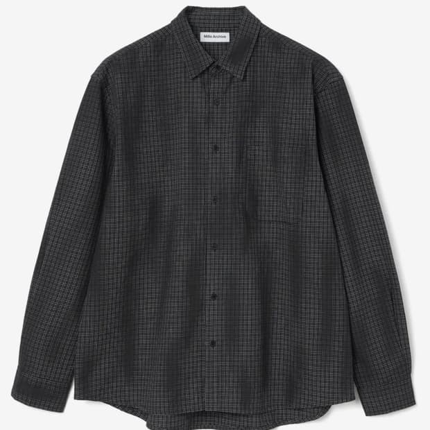 밀로아카이브 콤바인드 셔츠 블랙