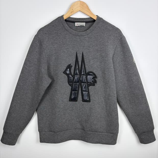 몽클레어 빅로고 그레노블 패디드 남성 맨투맨