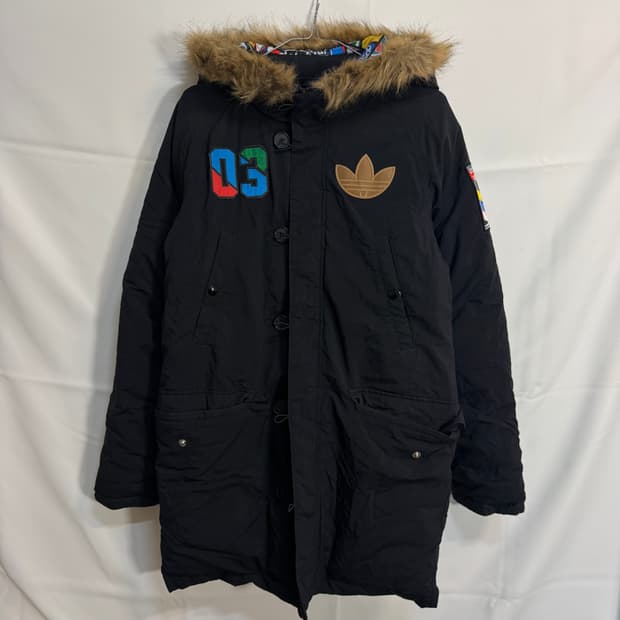 아디다스 파이어버드 올드스쿨 야상 자켓