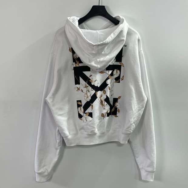 19ss 오프화이트 플라워 애로우 후드티  (on.1296)