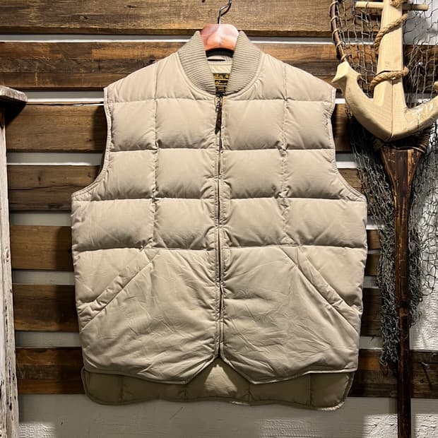 [M]90's 에디바우어 USA 캐나디안 베이지 다운 베스트