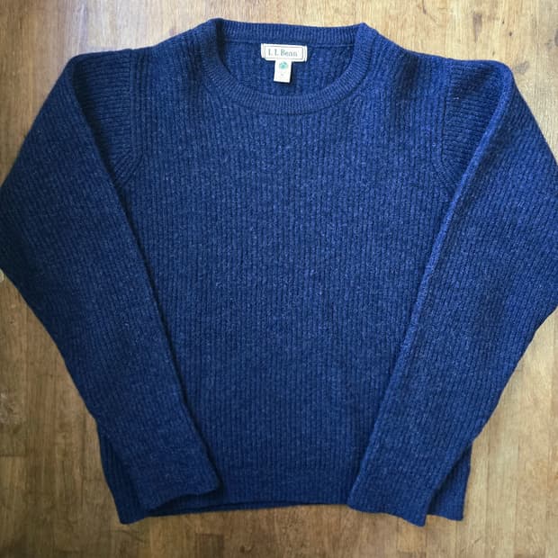 L.L.Bean 엘엘빈 램스울 니트 Made In Scotland