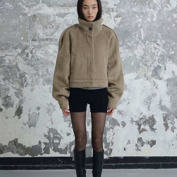 더엔엘 알파카 숏코트