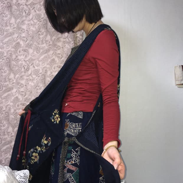 투웨이 히피 보헤미안 원피스