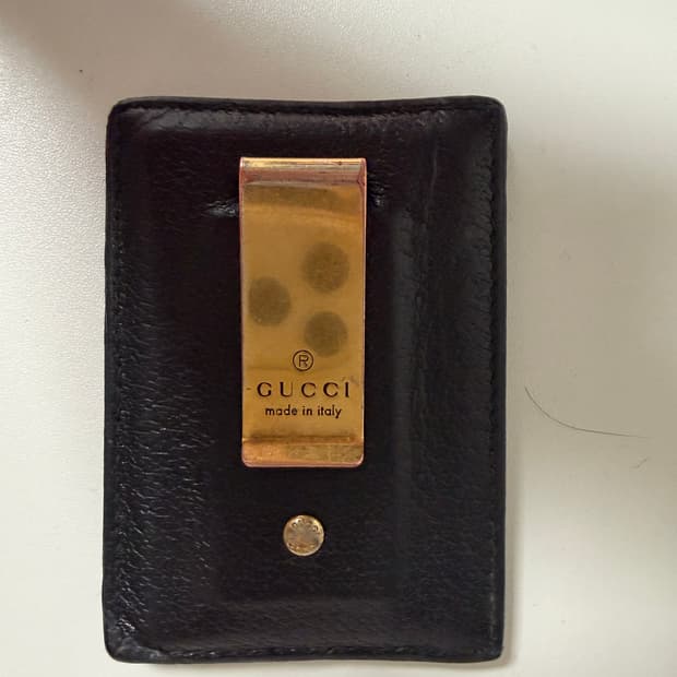 구찌 GG 로고 블랙 카드지갑