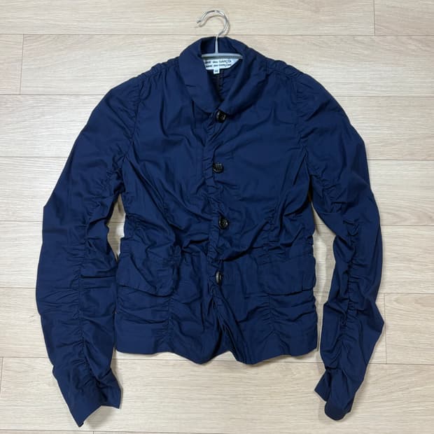 꼼데가르송 셔링 셔츠 xs