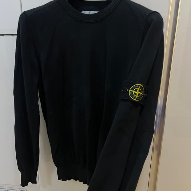 스톤아일랜드 블랙니트 L