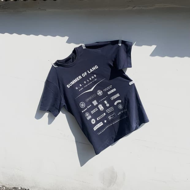 helmut lang graphic t-shirt