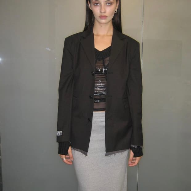 2000아카이브스 OVERSIZED RAW EDGE JACKET