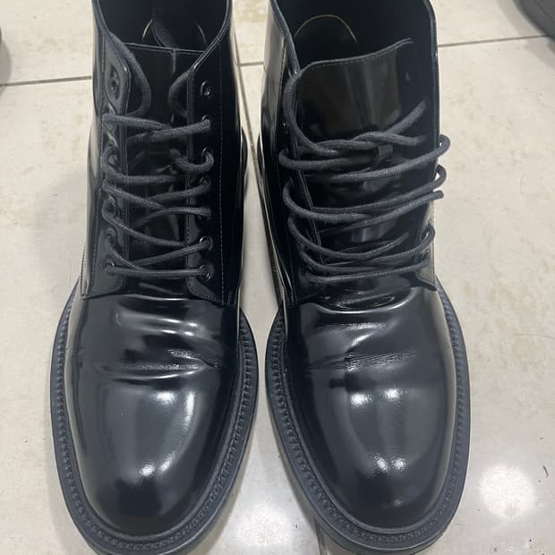 생로랑 13ss army boots 41size