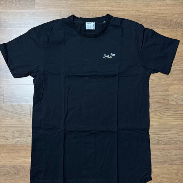 [John Doe] 존도 검정 반팔 티셔츠 XXL