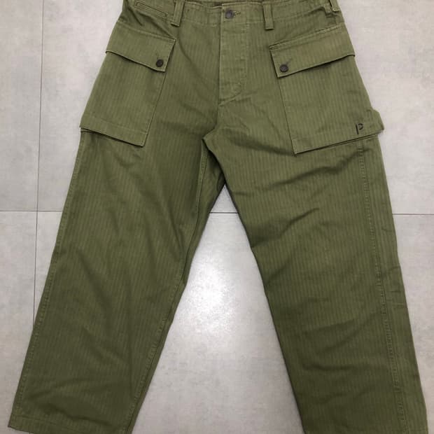 폴로 랄프로렌 hbt 헤링본 몽키 팬츠 밀리터리 카고 미군 34