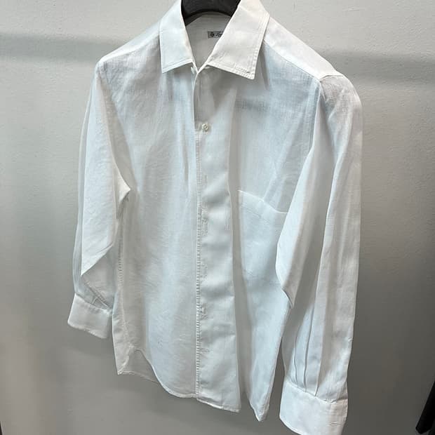 95) 로로피아나 9부 린넨셔츠 