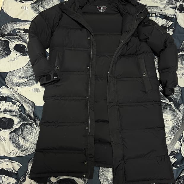 펜필드 구스다운 롱패딩 100 사이즈 