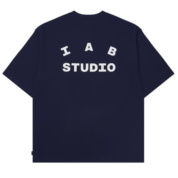 [XL] 아이앱스튜디오 반팔 티셔츠 네이비 iab studio