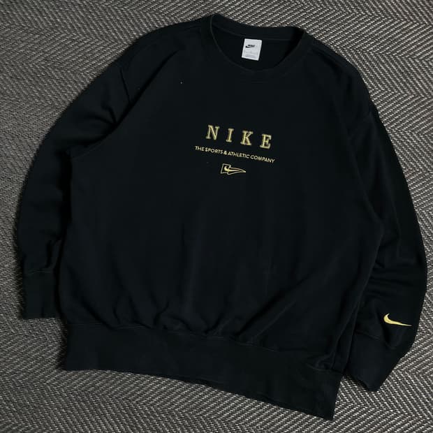 나이키 빅로고 올드스쿨 박시핏 스웻 크루넥 맨투맨y 4898