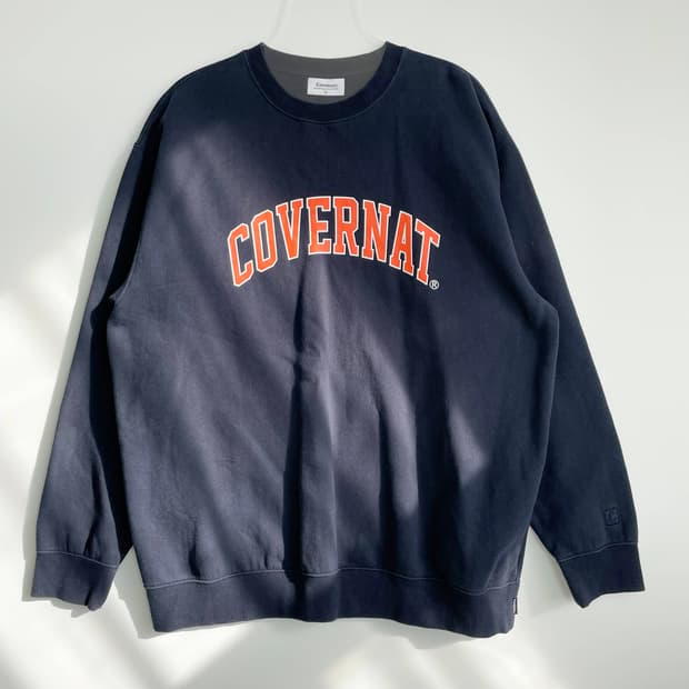 D2 커버낫 헤비코튼 기모 맨투맨 XL사이즈