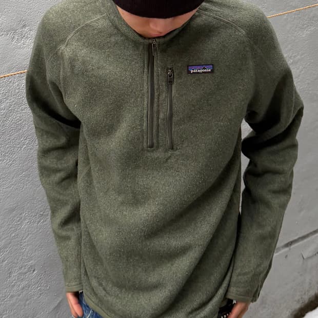 파타고니아 반집업 플리스