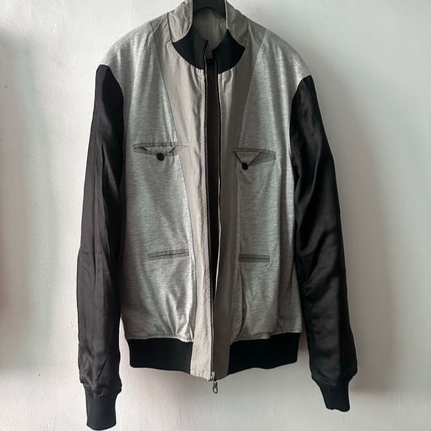 italy designer reversible bomber