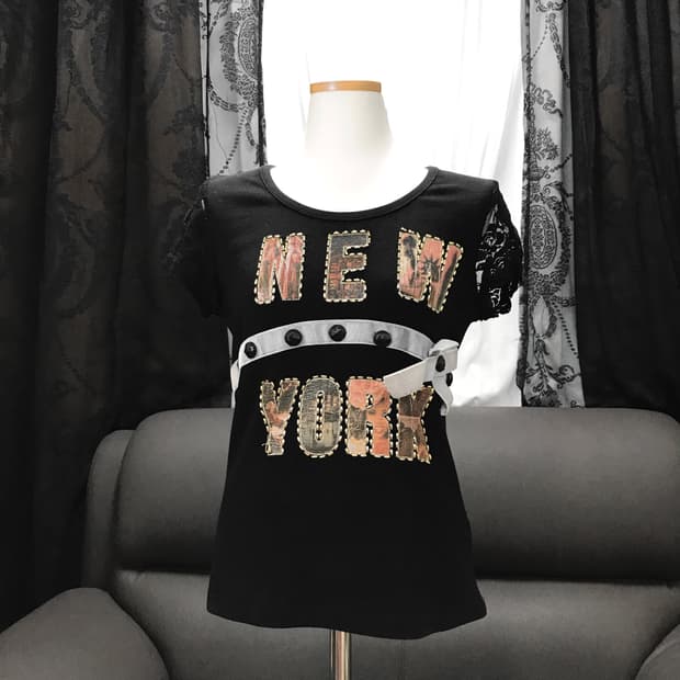 빈티지 갸루 반팔티