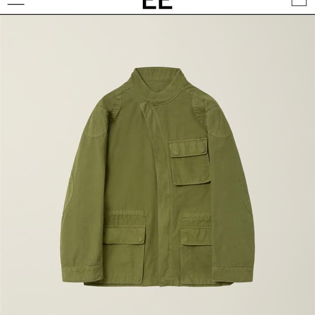누마레 ee curved hunting jacket moss khaki