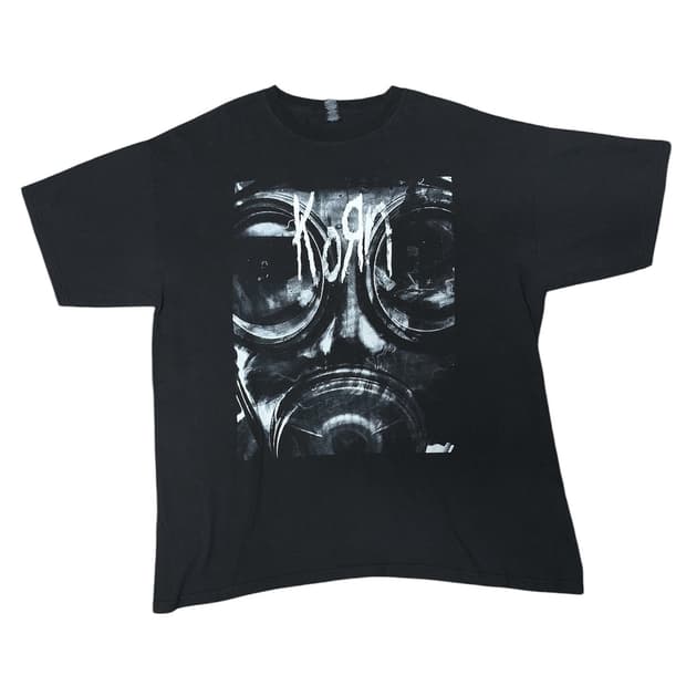 Korn 부틀렉 가스 마스크 티셔츠