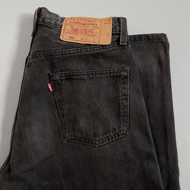 1990‘s Made In USA  Levi’s 501 Denim