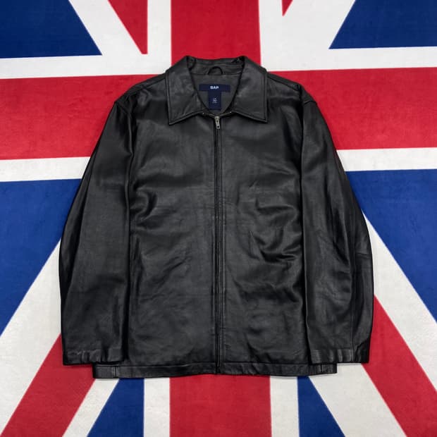 GAP 소가죽자켓 L