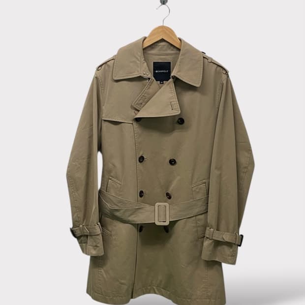 빈폴 더블 트렌치 코트 -XL 