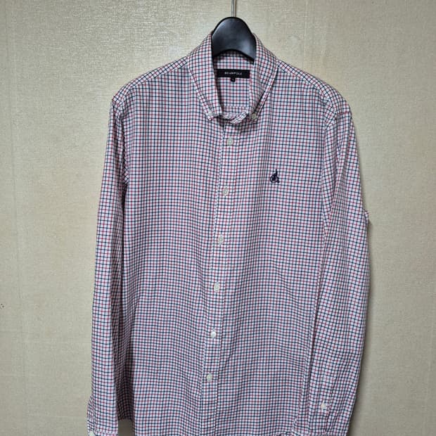 빈폴 리퀴드 코튼 체크셔츠