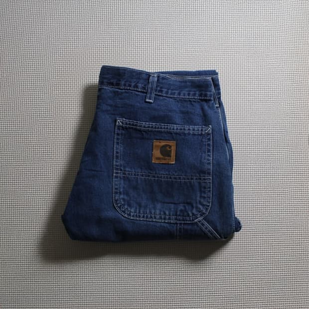 Carhartt 칼하트 B13 DST 루즈 오리지널핏 데님 워크팬츠 
