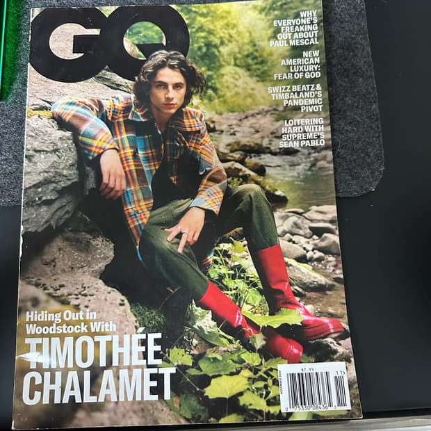 GQ 2020 Timothee chalamet