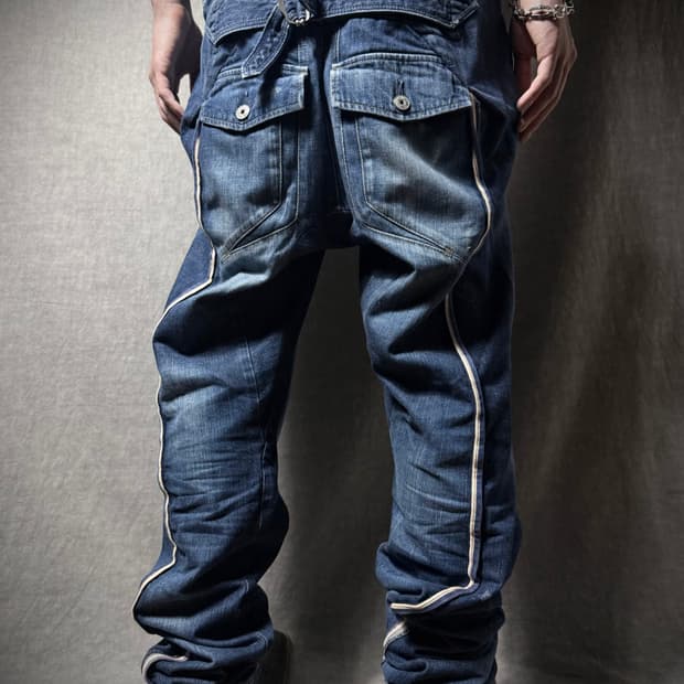 Marithe Francois Girbaud Piping Denim  