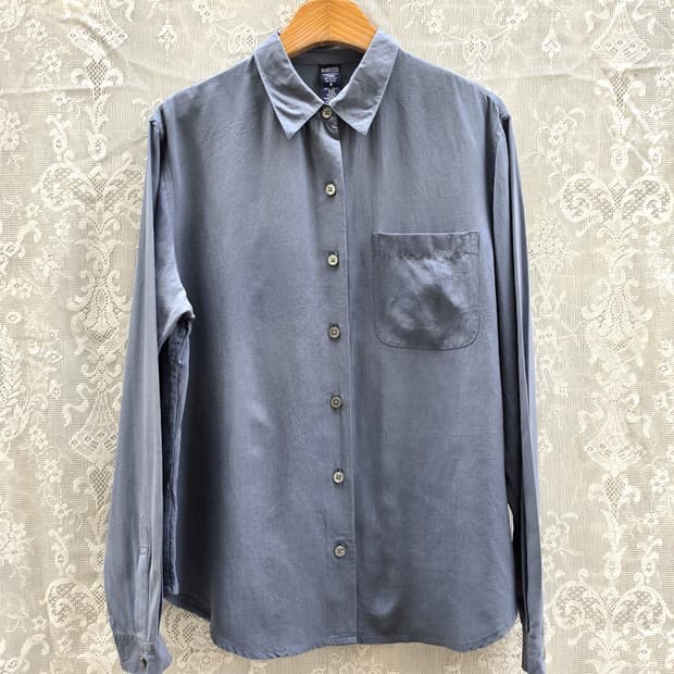 랜즈 엔드 (실크 100%) 블라우스