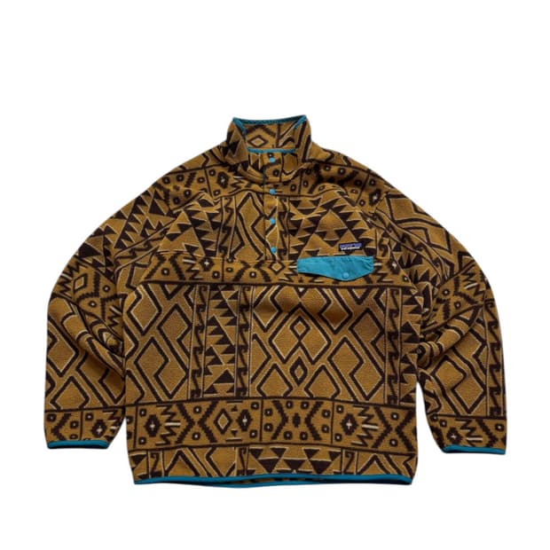 파타고니아 아즈텍 신칠라 스냅티 풀오버 M