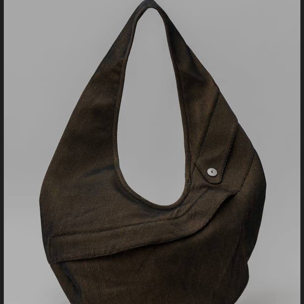 오마르 아프리디 YELLOW TWILL MIDI LIDIA BAG