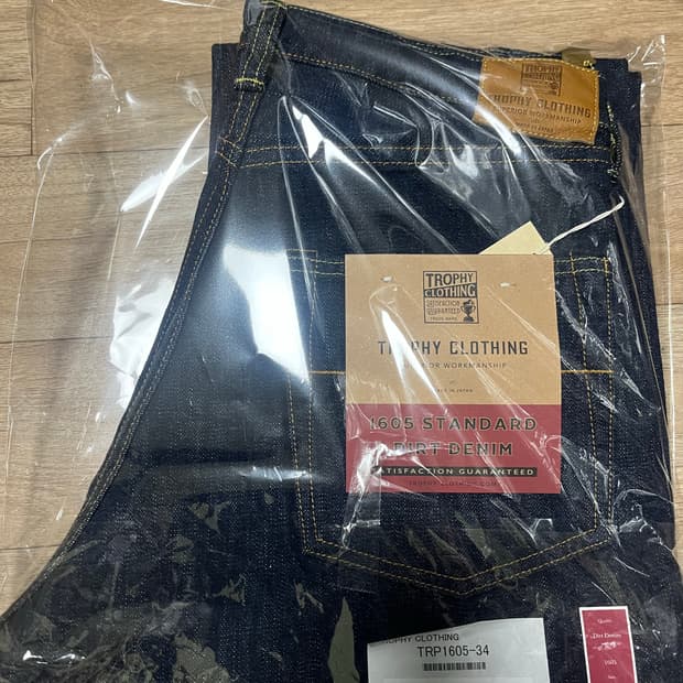 트로피클로딩 1605 Dirt Denim 34 데님 (새상품)판매 36교