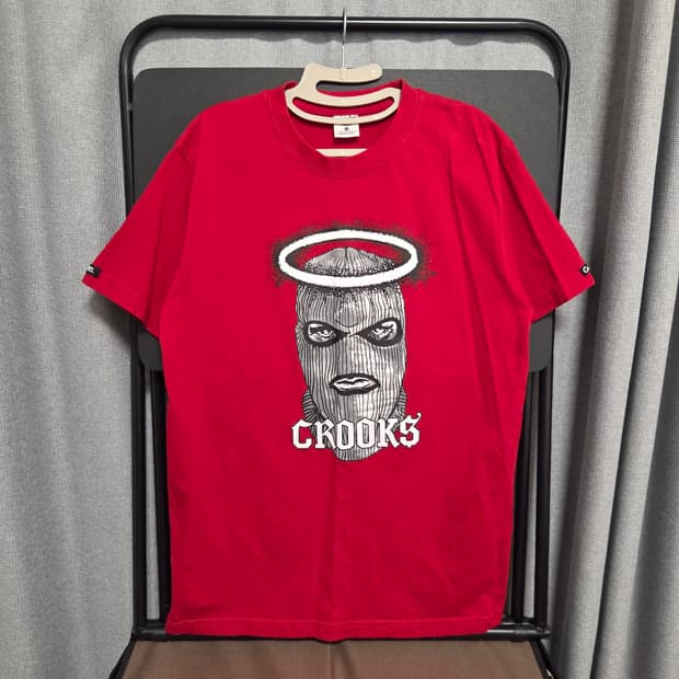 Crooks&Castles 빈티지 반팔 티셔츠 L(100)