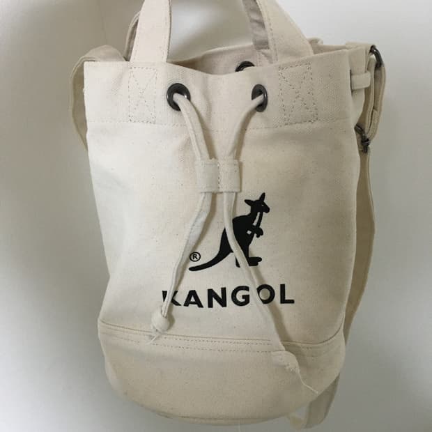 캉골 버킷백 아이보리