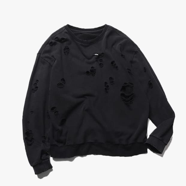 FIRST HAND - 24FW DAMAGE SWEATSHIRT
