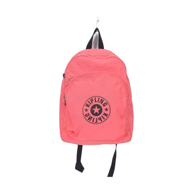KIPLING 서클 로고 라운드 백팩