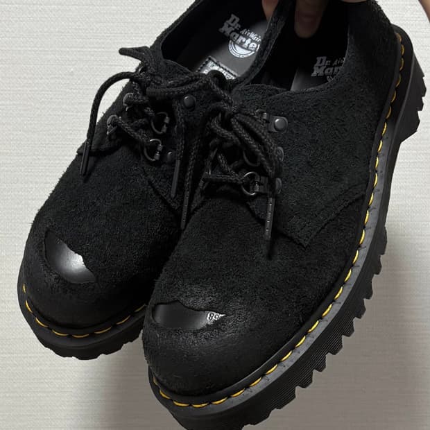 닥터마틴 1461ST 스틸토 스웨이드 260