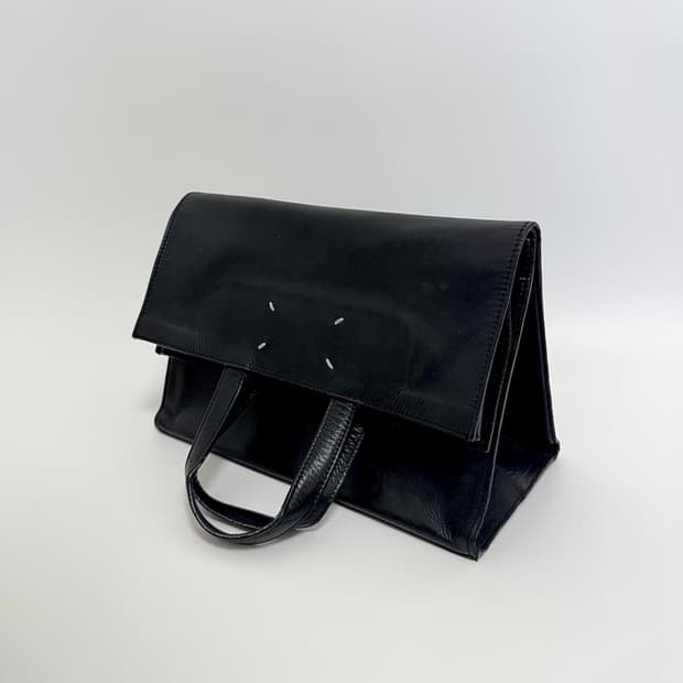 마르지엘라 아이콘 블랙 토트백