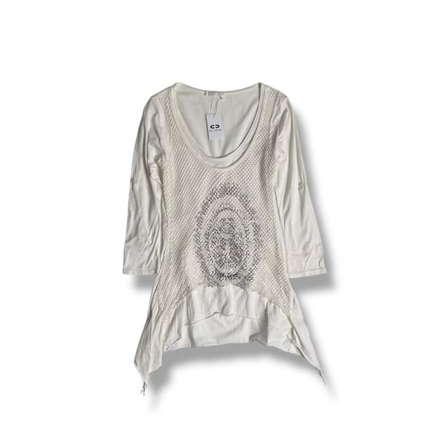 메쉬 레이어드 언밸런스 롱슬리브 (italy)  